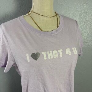 Aerie Light Purple Tee I 🩵 that for you